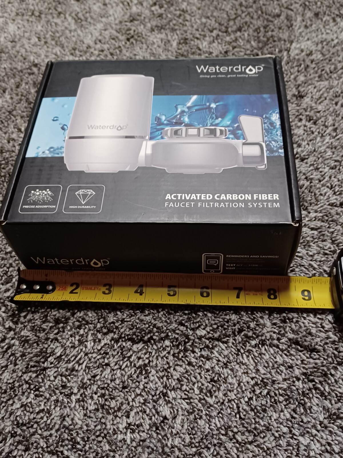 Waterdrop Activated Carbon Fiber Filtration System Model WD-FC-01