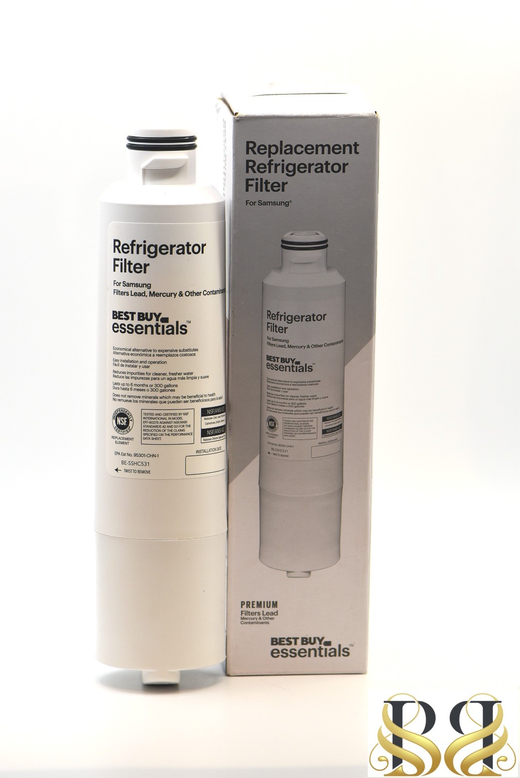 NSF 42/53 Water Filter for Select Samsung Refrigerators – White