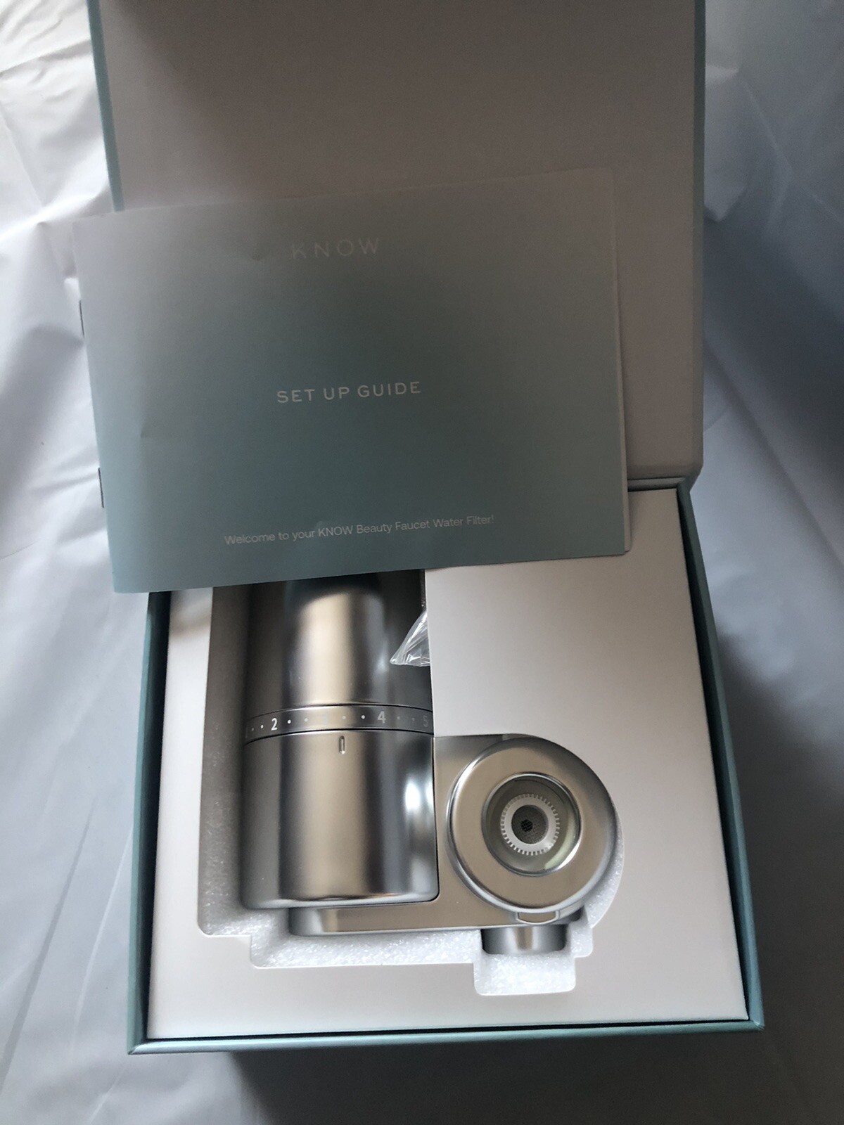 Know Beauty Faucet Water Filter, New ,Designed In California Made In China