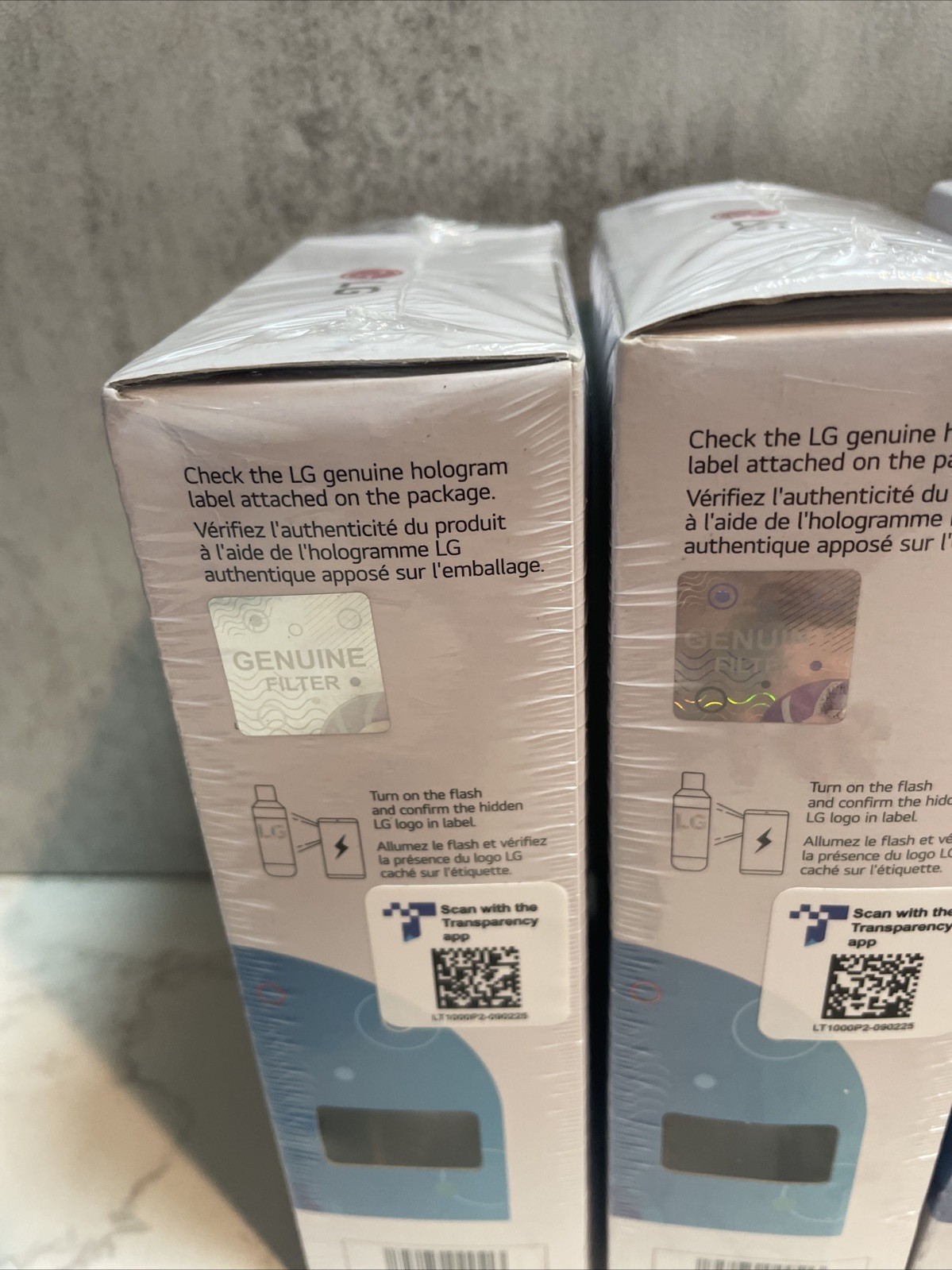 4-2pks. Genuine LG LT1000P2 6-Month / 200 Gal Refr Replacement Water Filter