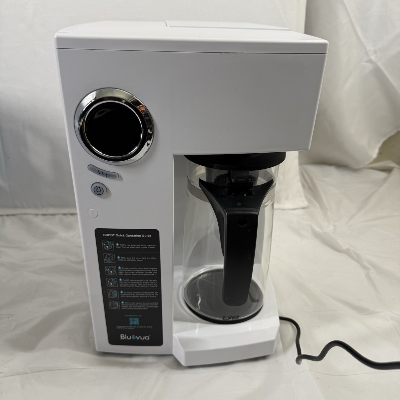E1 Bluevua RO100ROPOT Countertop Reverse Osmosis Water Filter – 4 Stage System