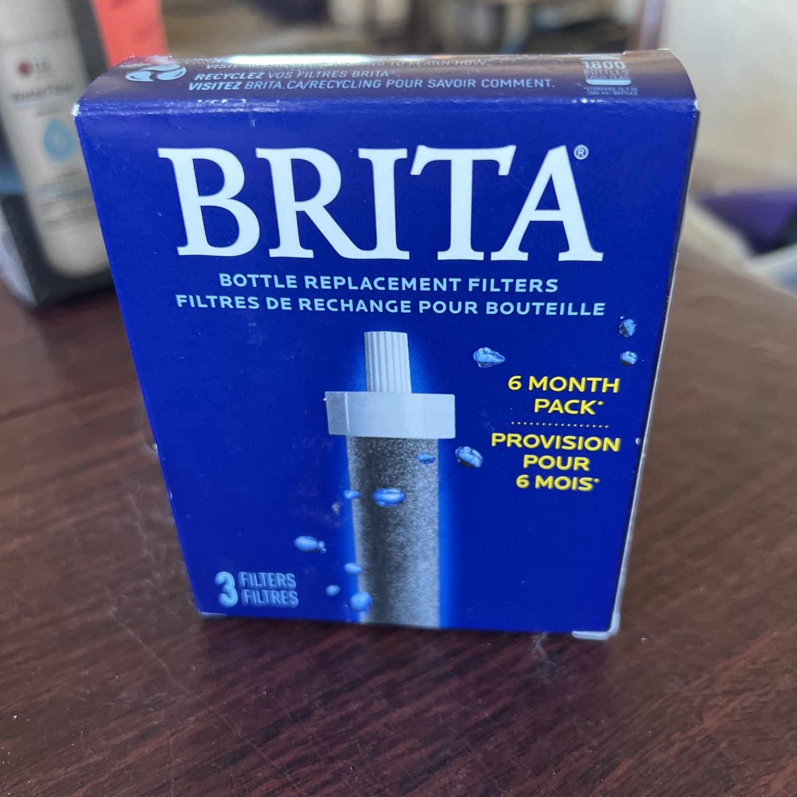 NEW 3 Count Brita Water Bottle Replacement Filters