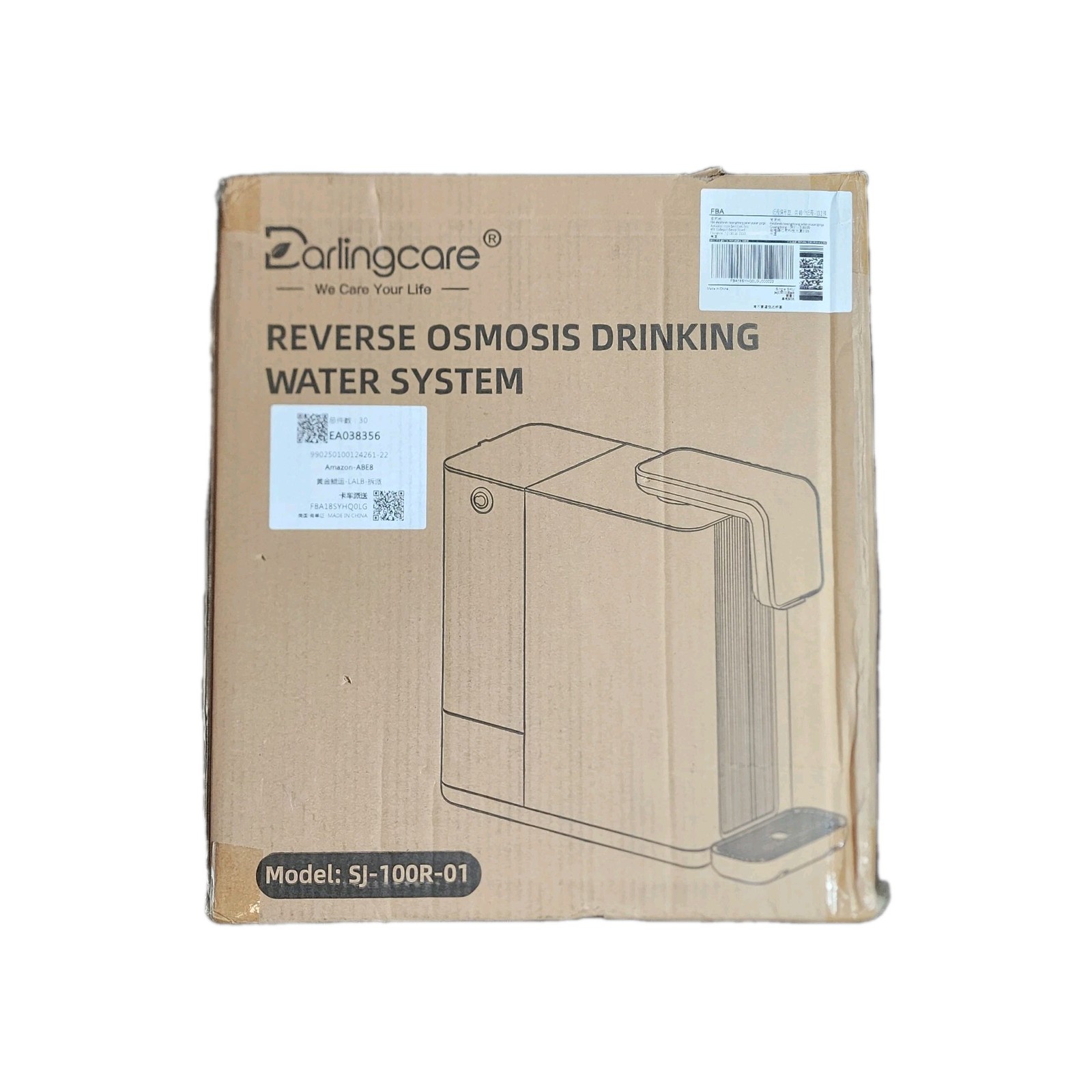 Darlingcare Electric SJ-100R-01 Reverse Osmosis Counter Water Filtration System