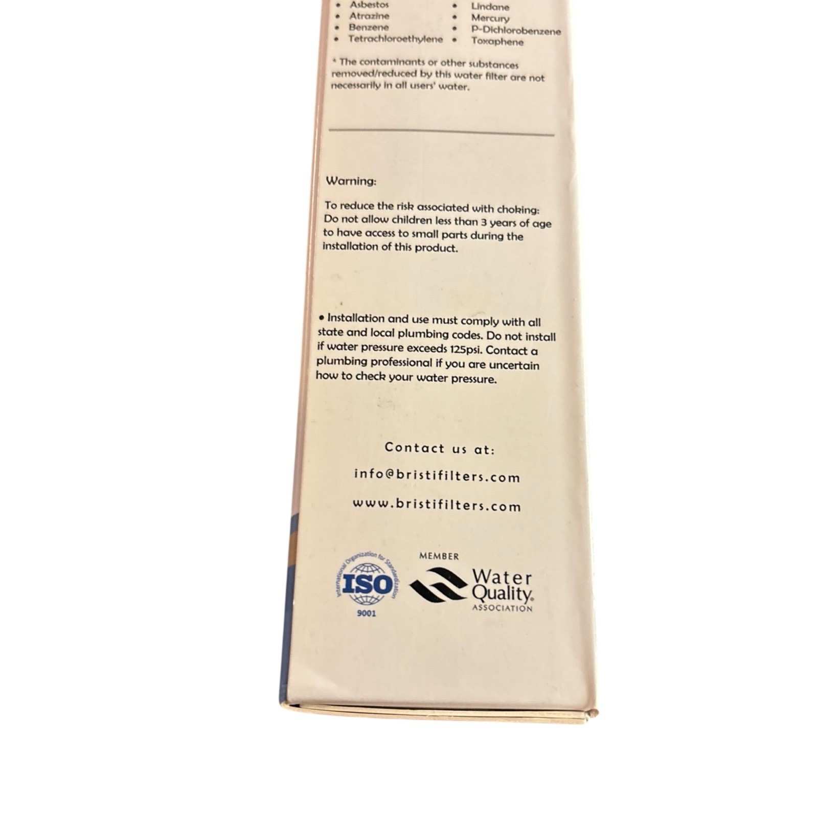 Bristi: Refrigerator Water Filter Model – #LP-400P – NEW – 500 Gallon/1892 Liter
