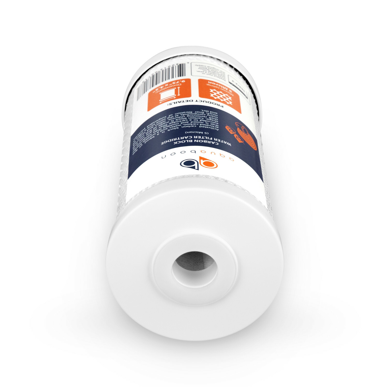 2PK of Big Blue 5µm Coconut Shell Carbon Block Water Filter Cartridge 10″x4.5″