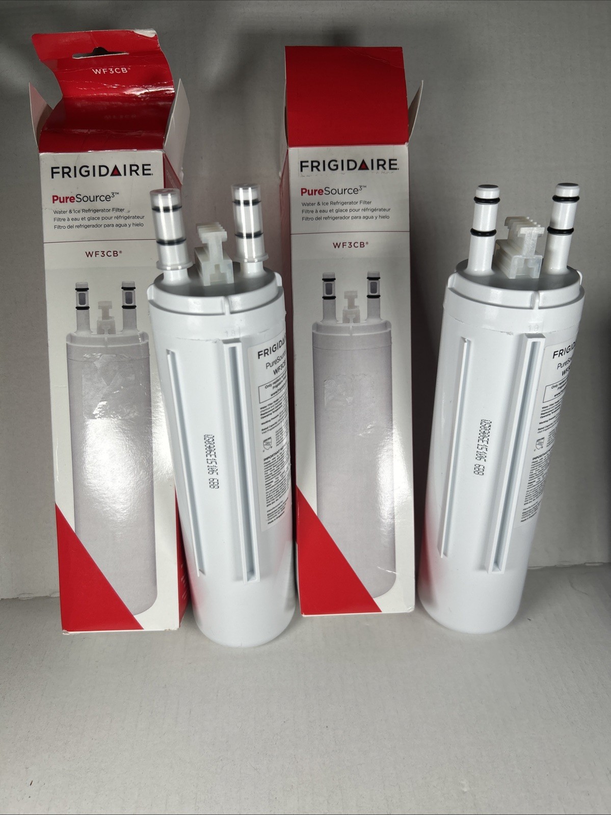 2Pack Frigidaire WF3CB Pure Source 3 Water & Ice Refrigerator Filter OPEN BOXES
