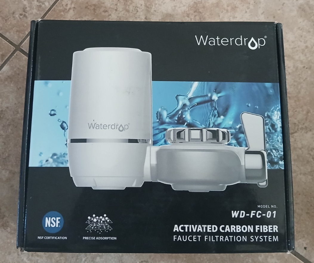 Waterdrop Activated Carbon Fiber Faucet Filtration System Model WD-FC-01