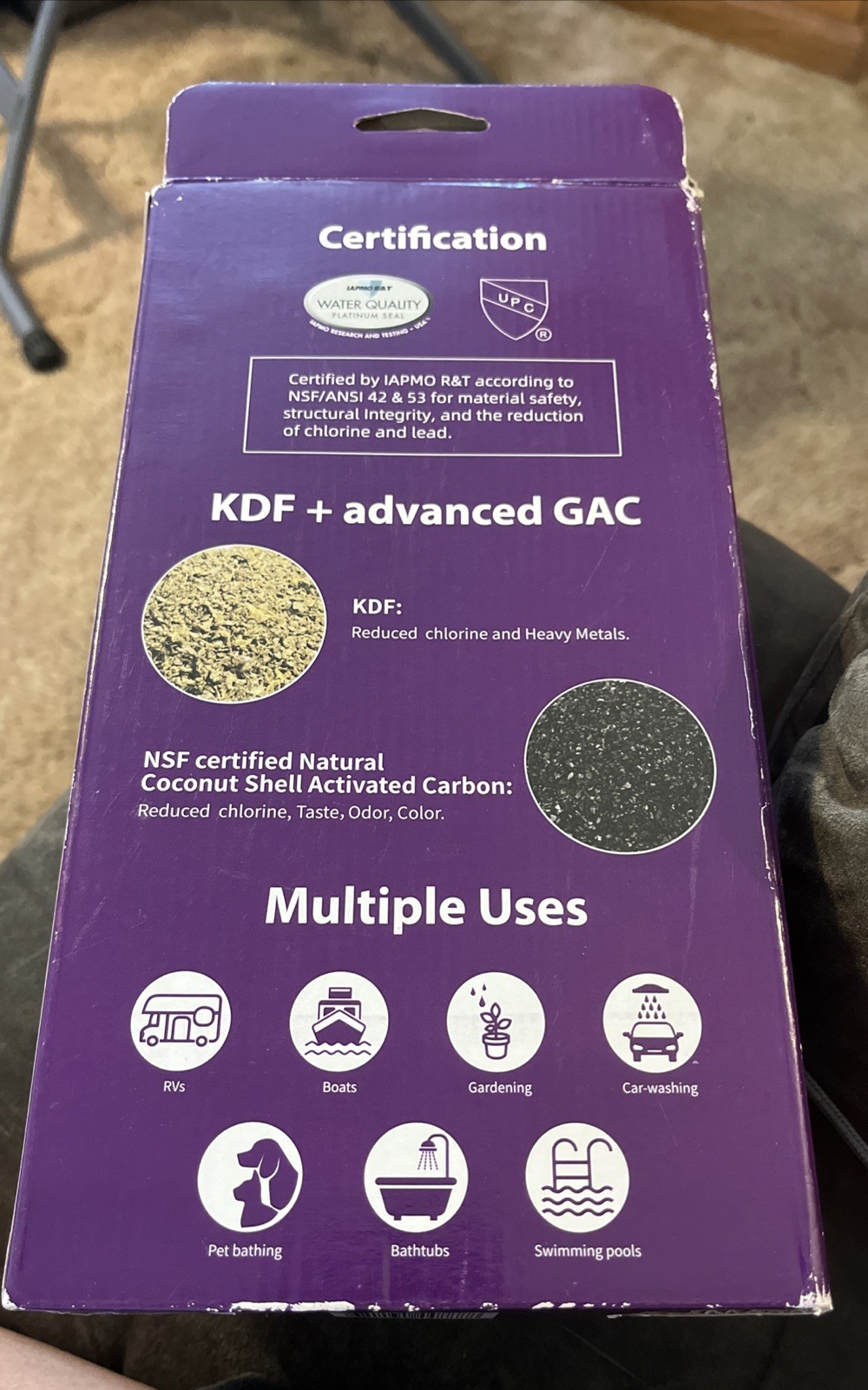 GREAT VALUE RV MARINE WATER FILTER F200 **SEE DESCRIPTION **