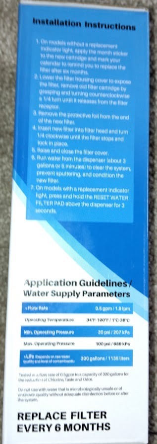 Two IcePure RWF0900A Refrigerator Water Filter Blue White NIB