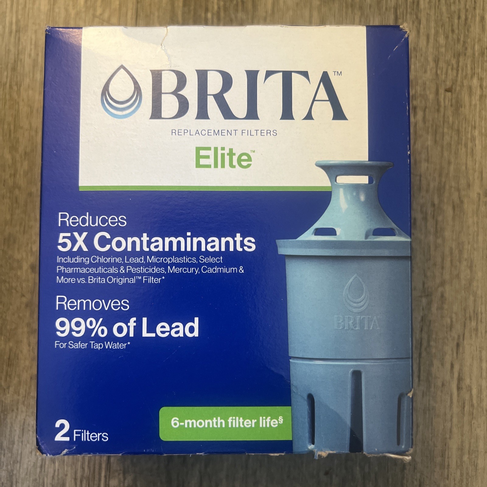 Brita Longlast Replacement Filters for Pitchers Dispensers – 2 Count
