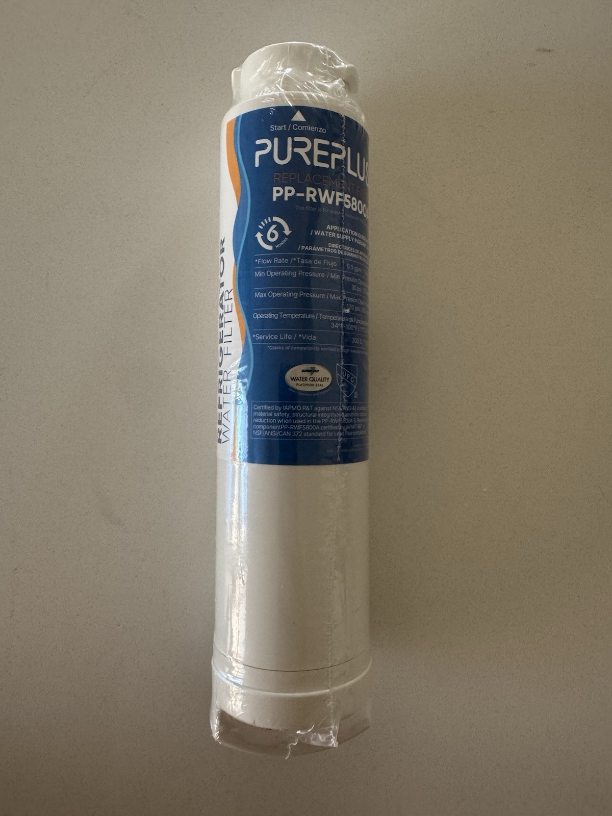 PUREPLUS PP-RWF5800A Refrigerator Water Filter Compatible with Frigidaire -1PACK