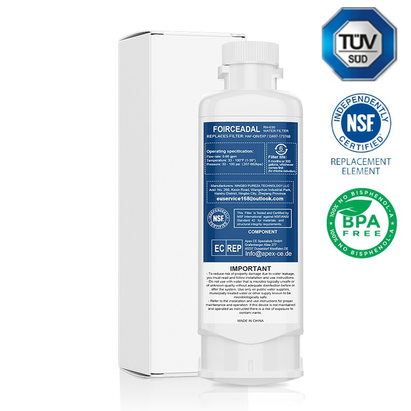4/6/8/10X For Samsung DA97-17376B HAF-QIN/EXP Refrigerator Water Filter White