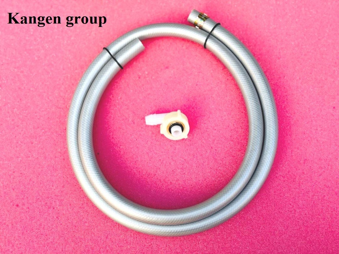 Enagic Kangen Water Supply Hose SD501 Platinum with Elbow – 1M ( 3.3Ft ) Gray