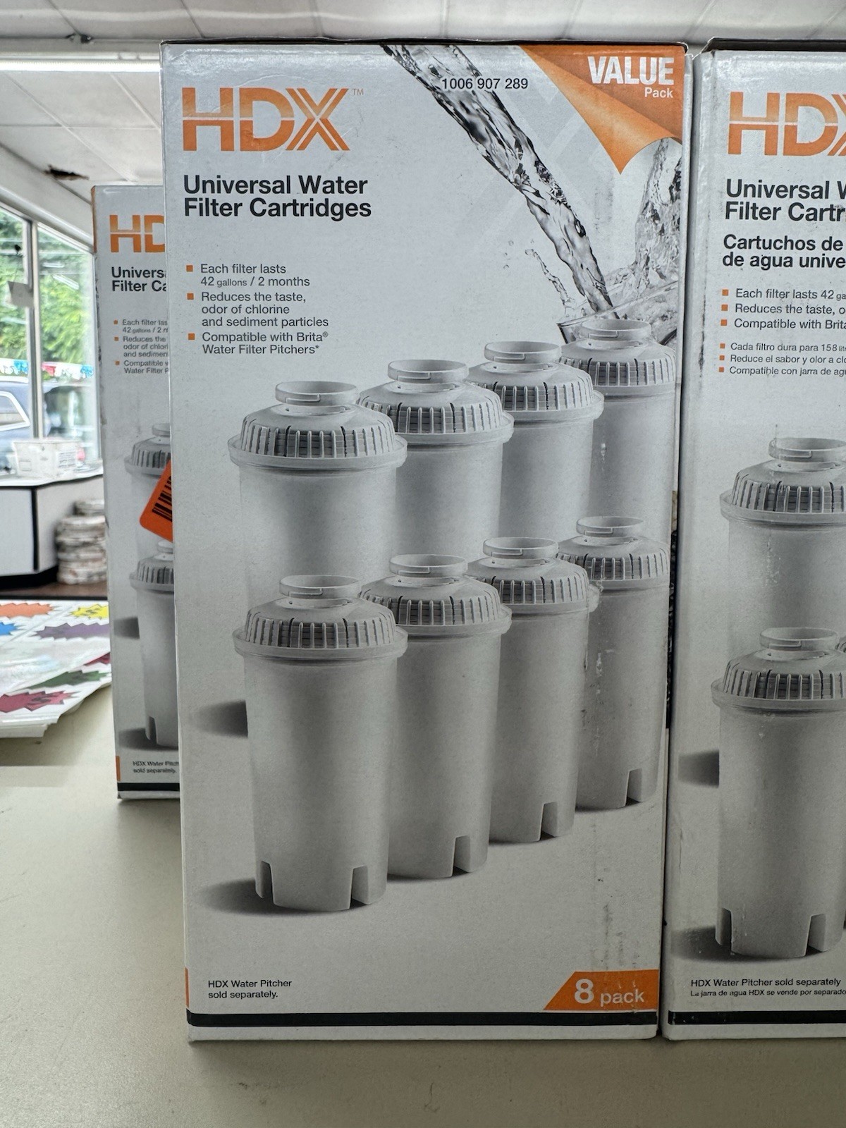 Water Pitcher Replacement Water Filter Cartridges, BPA Free (8-Pack)
