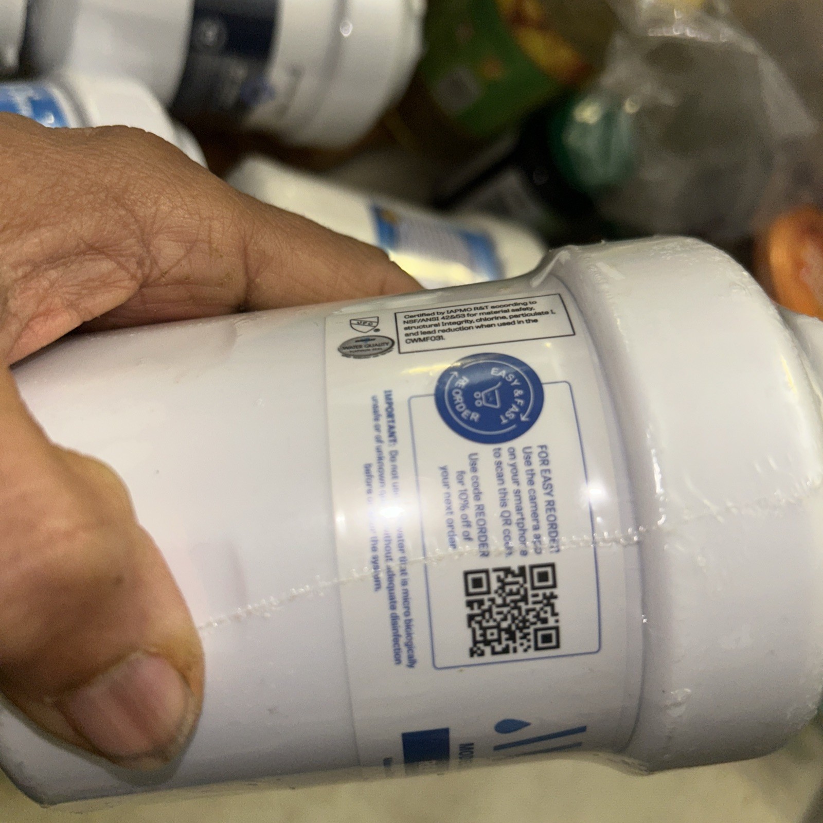 ICEPURE Replacement For GE MWF SmartWater MWFP GWF Fridge Water Filter