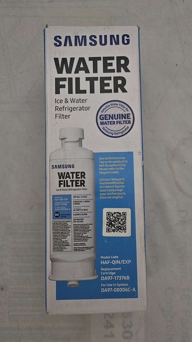 Samsung Genuine HAF-QIN/EXP DA97-17376B/DA97-08006C-A Refrigerator Water Filter