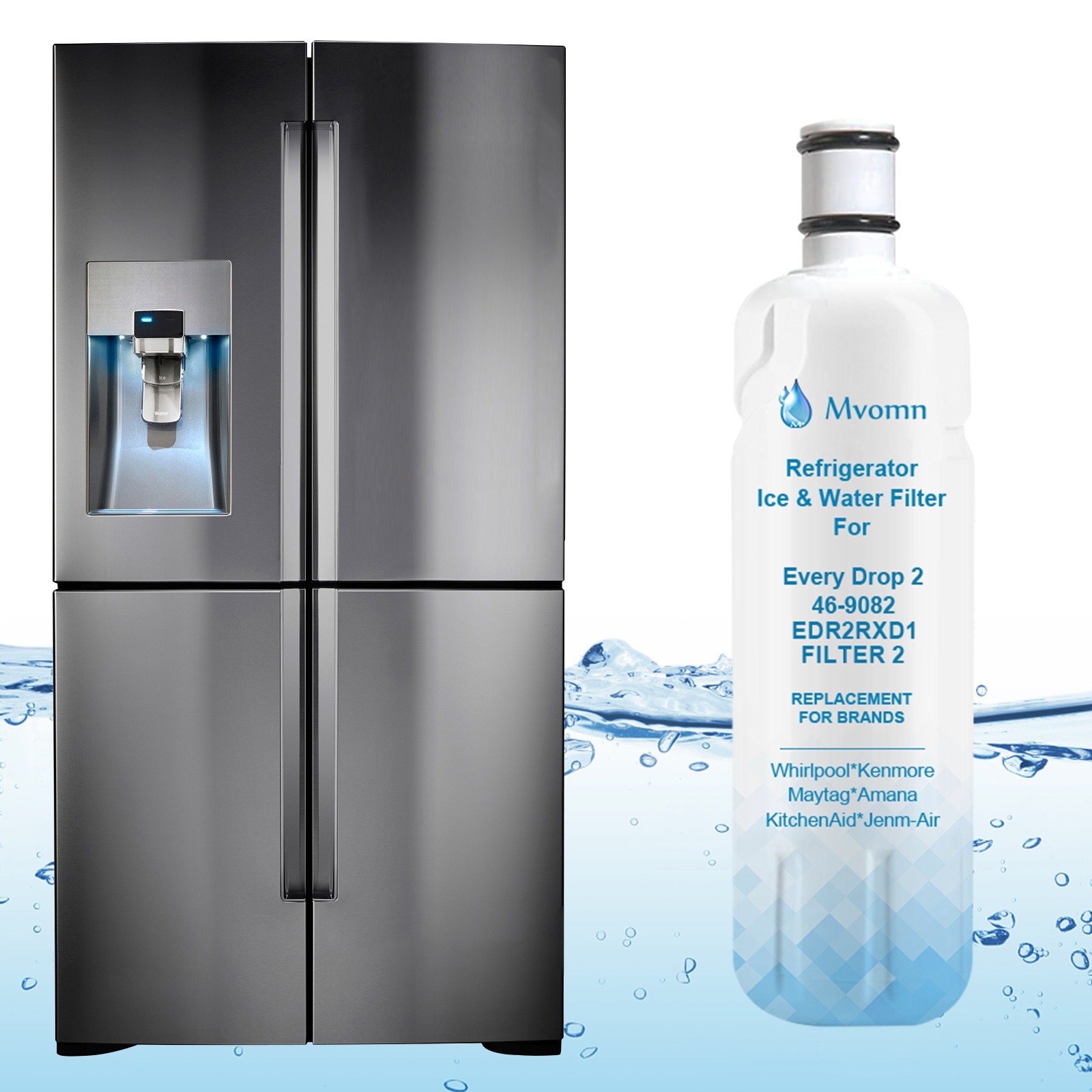 3 PackS Kenmore 9082 Replacement Refrigerator Water Filter for 469082 9903 USA
