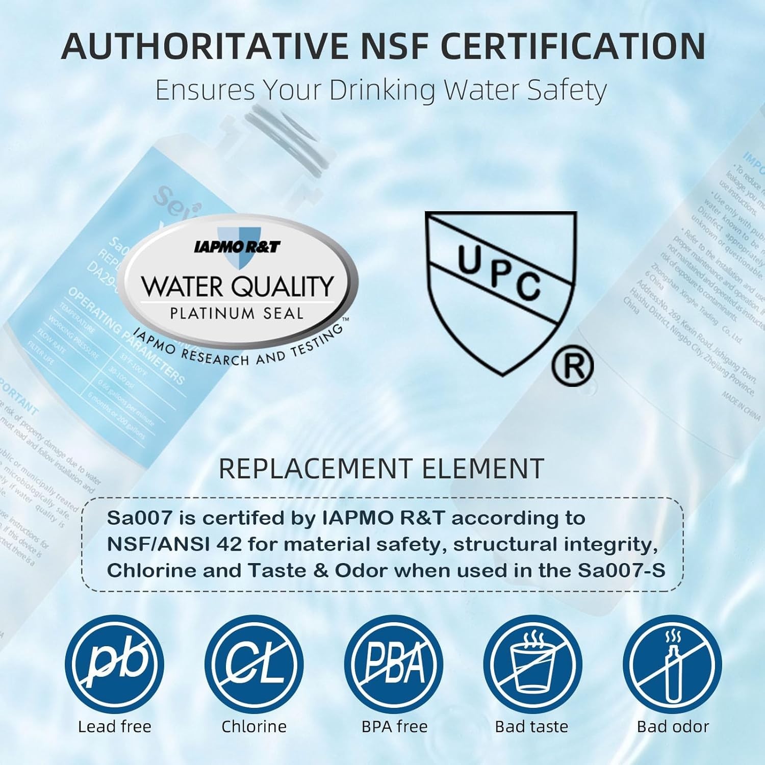Coconut Carbon DA29-00020B Water Filter – Fits Various Samsung Models