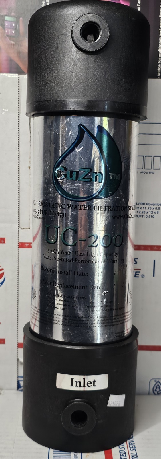 CuZn | Under Sink Water Filter System for Kitchen Faucet | B000923524