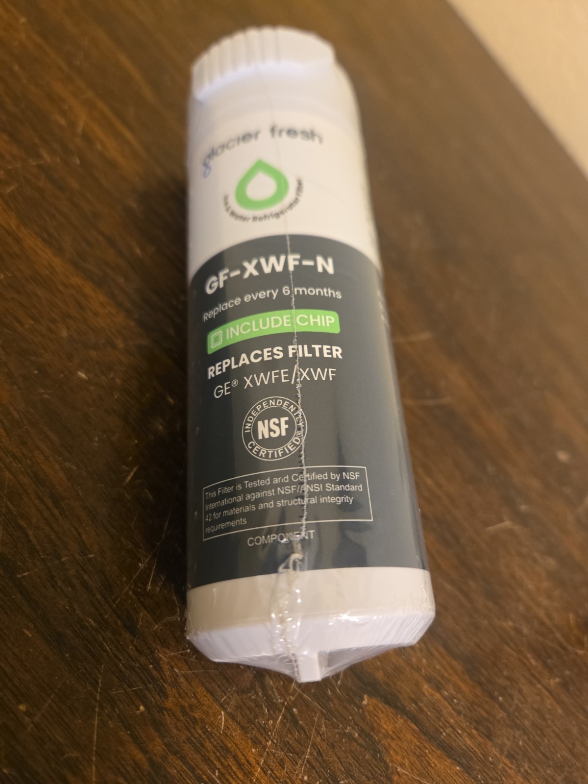 GLACIER FRESH Water Filter GF-XWF-N Compatible with XWFE Built-In CHIP