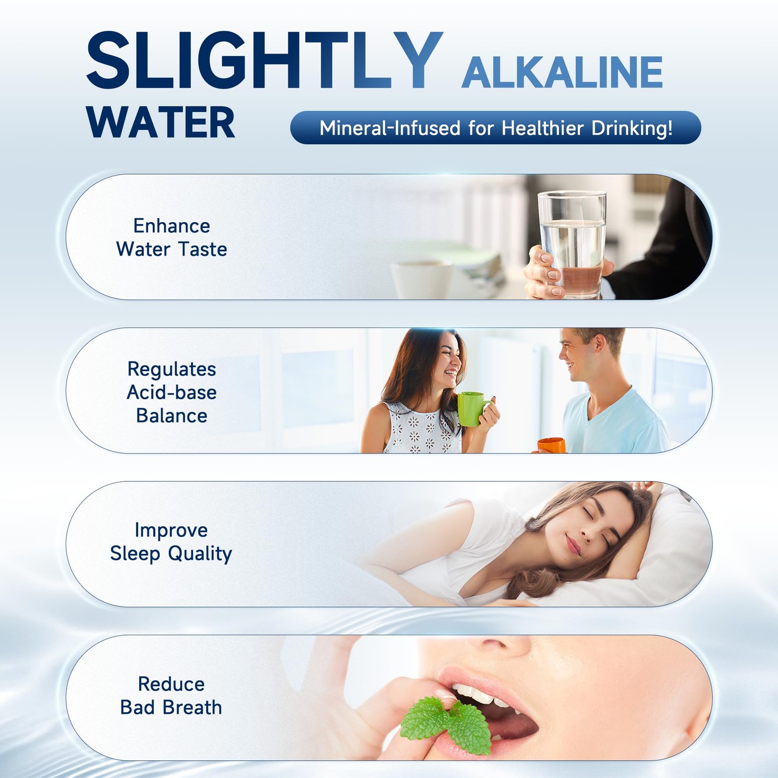 USF-3F-10 Slightly Alkaline Under Sink Water Filter System, 8K-32K Gal with F…