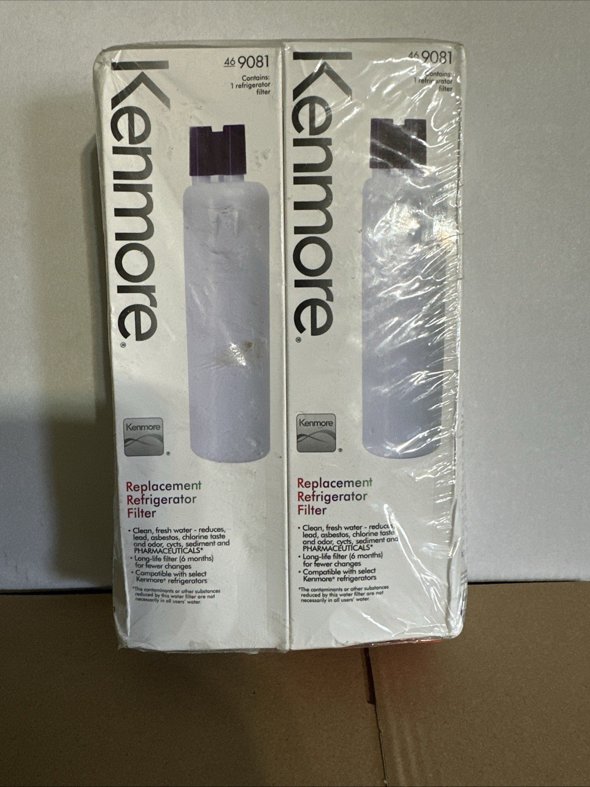 2–Kenmore 469081 Refrigerator Water Filter – White