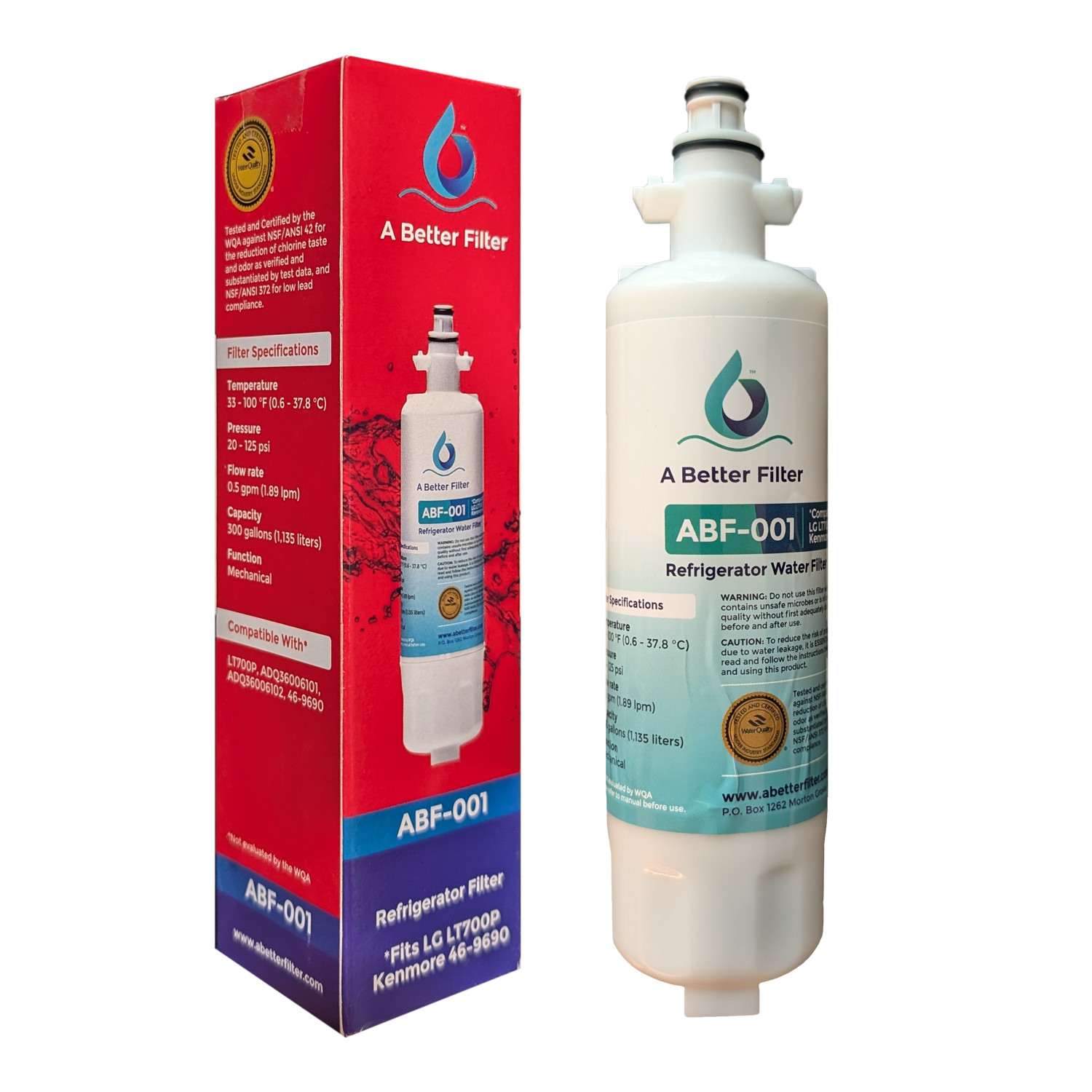 LG Compatible Refrigerator Replacement Water Filter LG LT700P