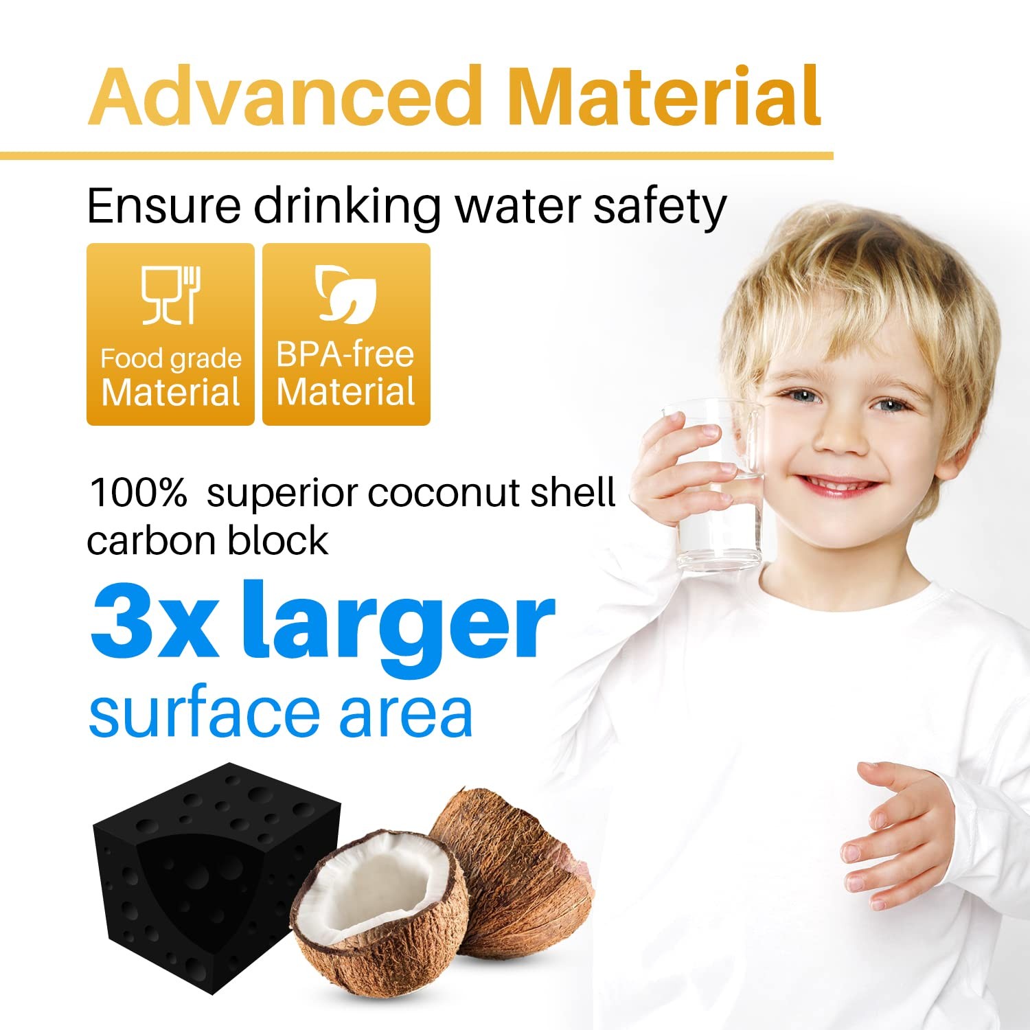 Refrigerator Water Filter Replacement for LG Kenmore Elite 9980 4 Pack Pure Tast