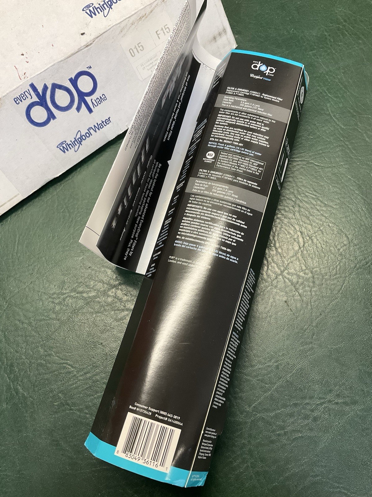 Genuine Everydrop by Whirlpool Ice and Water Refrigerator Filter 3 (One Pack)