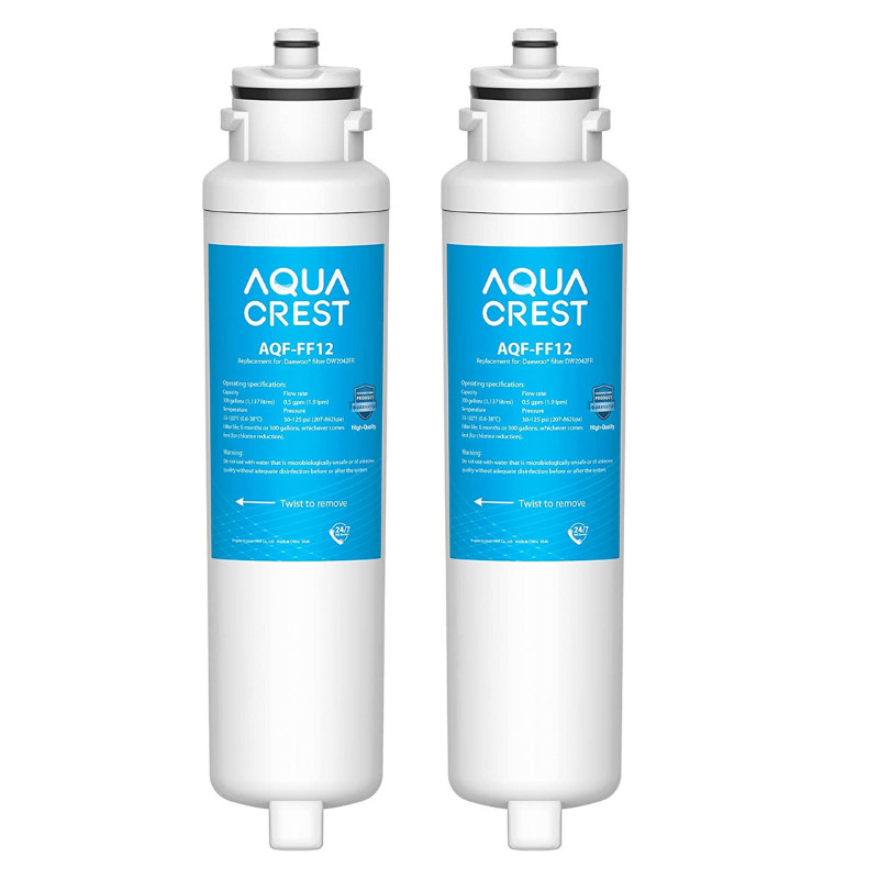 AQUA CREST DW2042FR-09 Refrigerator Water Filter,Replacement for Daewoo DW2042FR