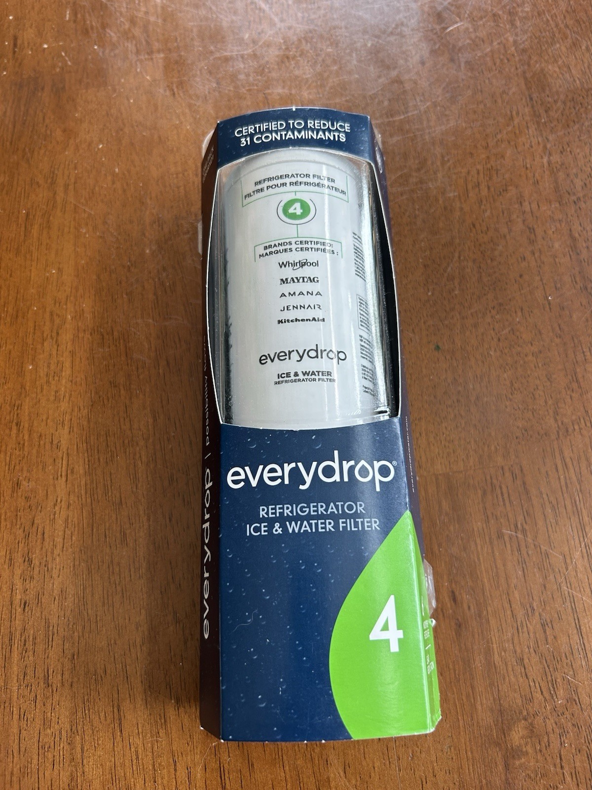 Everydrop Refrigerator Ice Water Filter #4 EDR4RXD1 6 Months Filter Life Sealed