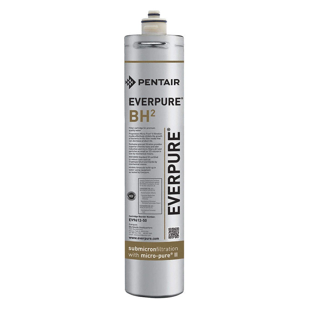 PENTAIR/EVERPURE EV961251-75 Quick Connect Filter,0.5 micron,0.5 gpm 5WFF1
