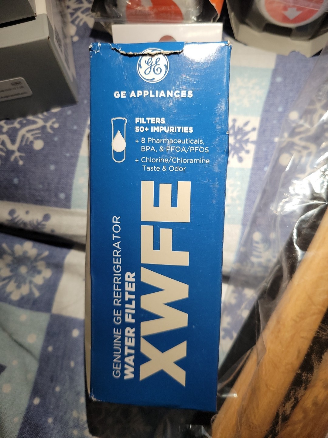 Genuine GE XWFE Refrigerator Water Filter – White OEM original No Chip