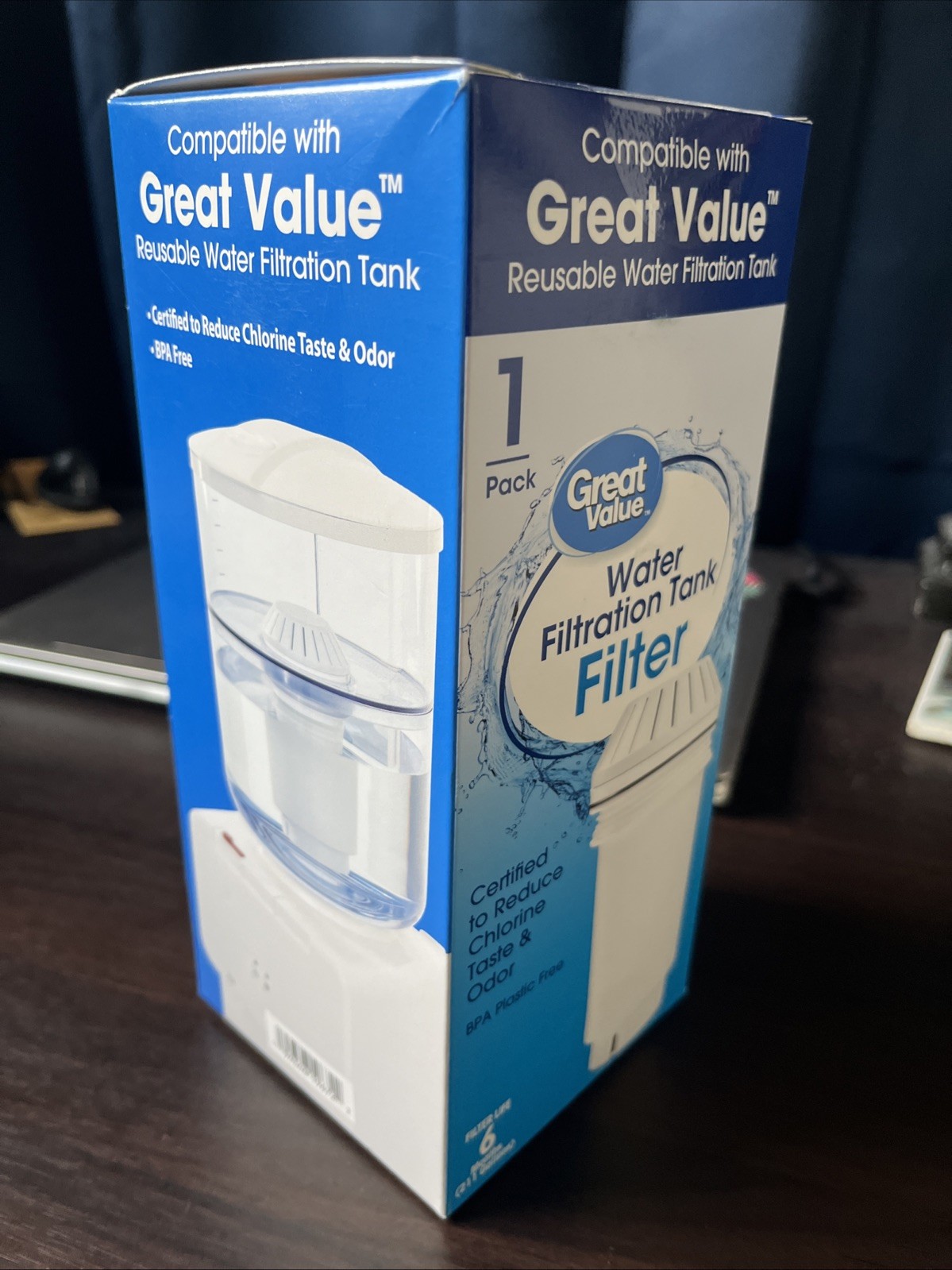 Great Value Water Filtration Tank Replacement Filter for GVRWFT [G4] 6months