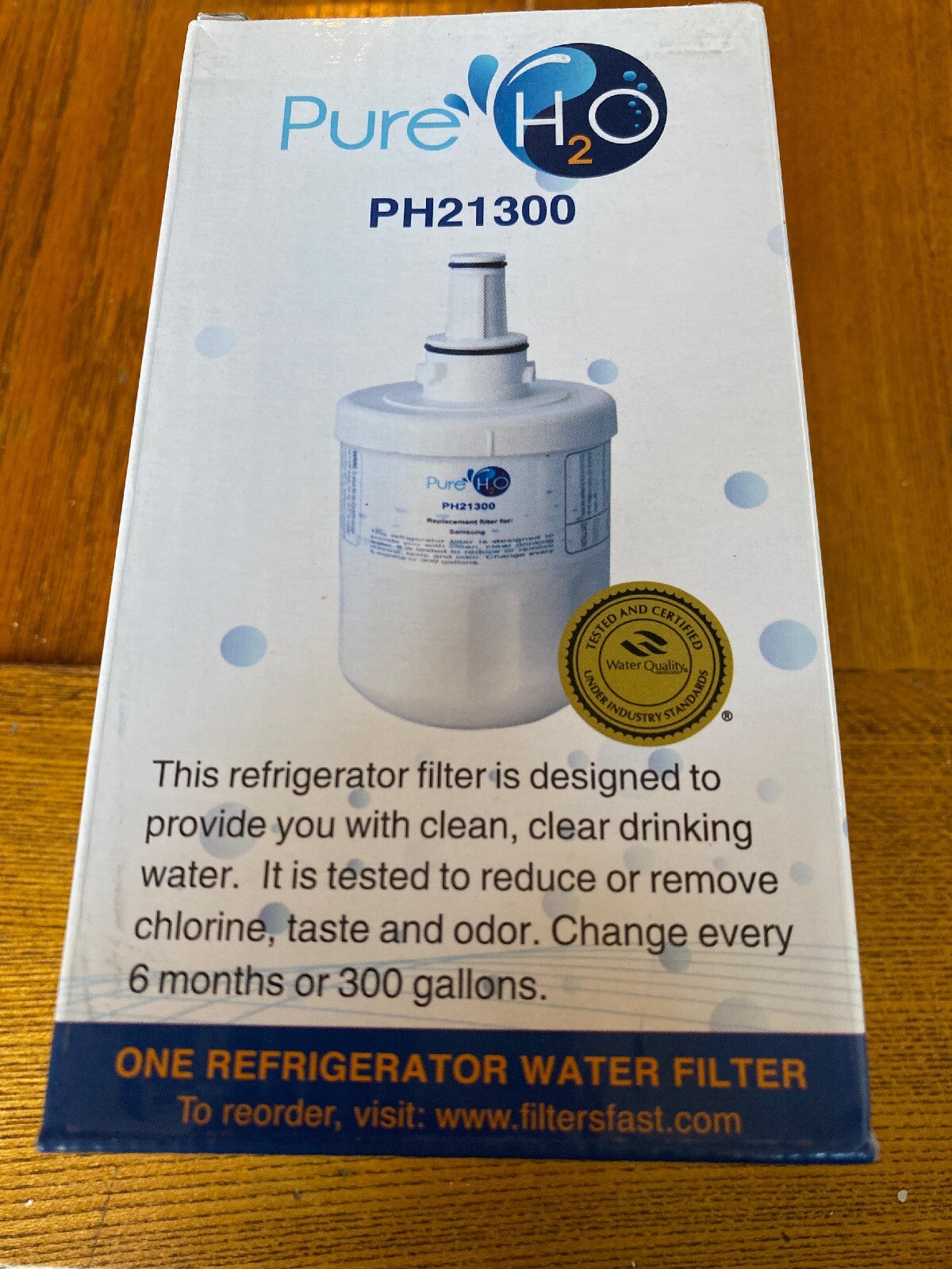 PureH2O PH21300 Refrigerator Water Filter Replacement for Various Samsung Models