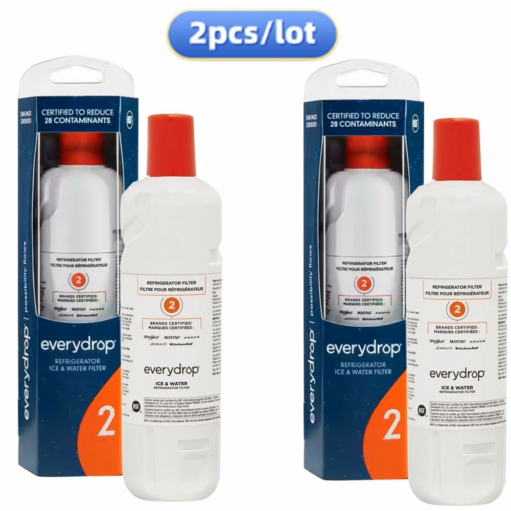 2 Packs NEW W10413²645A EDR2²RXD1 Filter 2 9082 Refrigerator Ice Replacement US