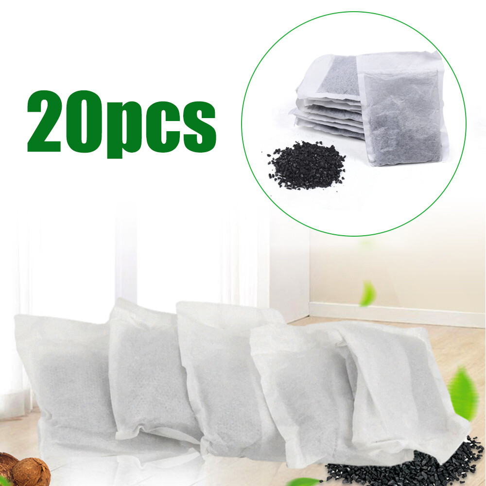 For Pure Water Distiller Activated Charcoal Carbon Filter in 20 Bags Packs White