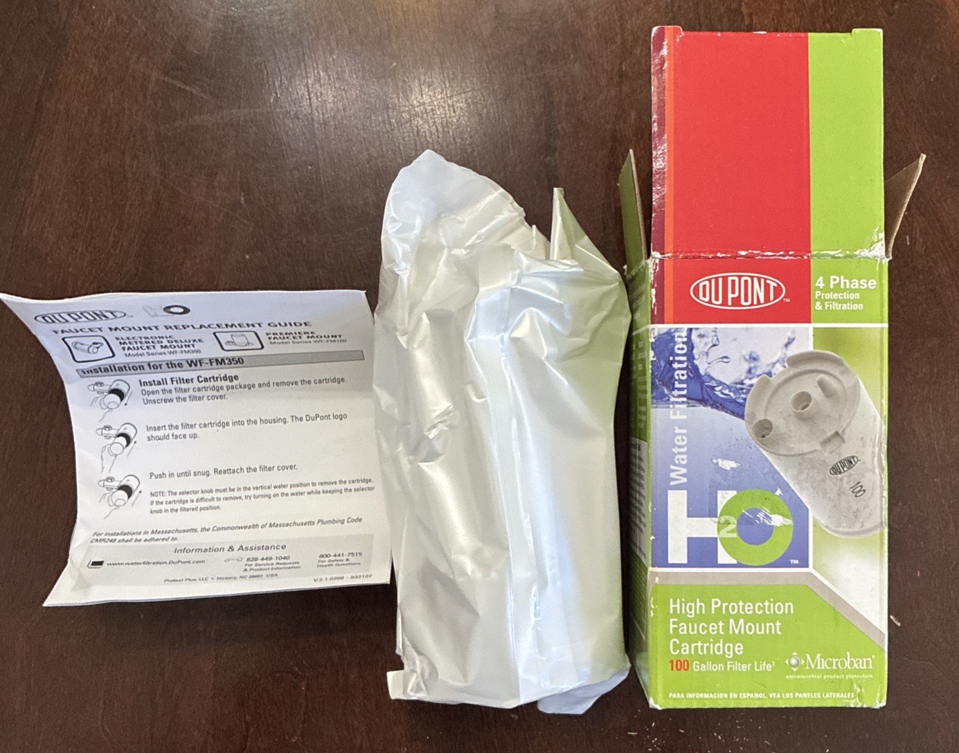 DuPont High Protection 100 Gallon Faucet Mount Water Filter Cartridge NEW SEALED