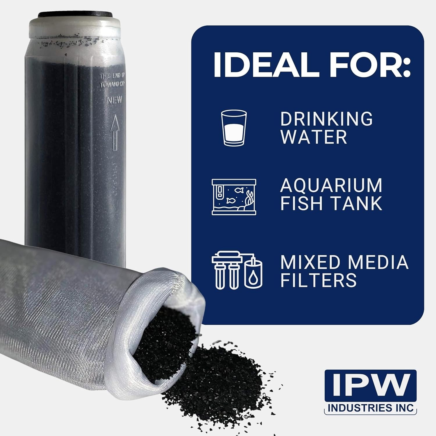 IPW Industries Bulk Activated Carbon – Coconut Shell Granular Activated Charc