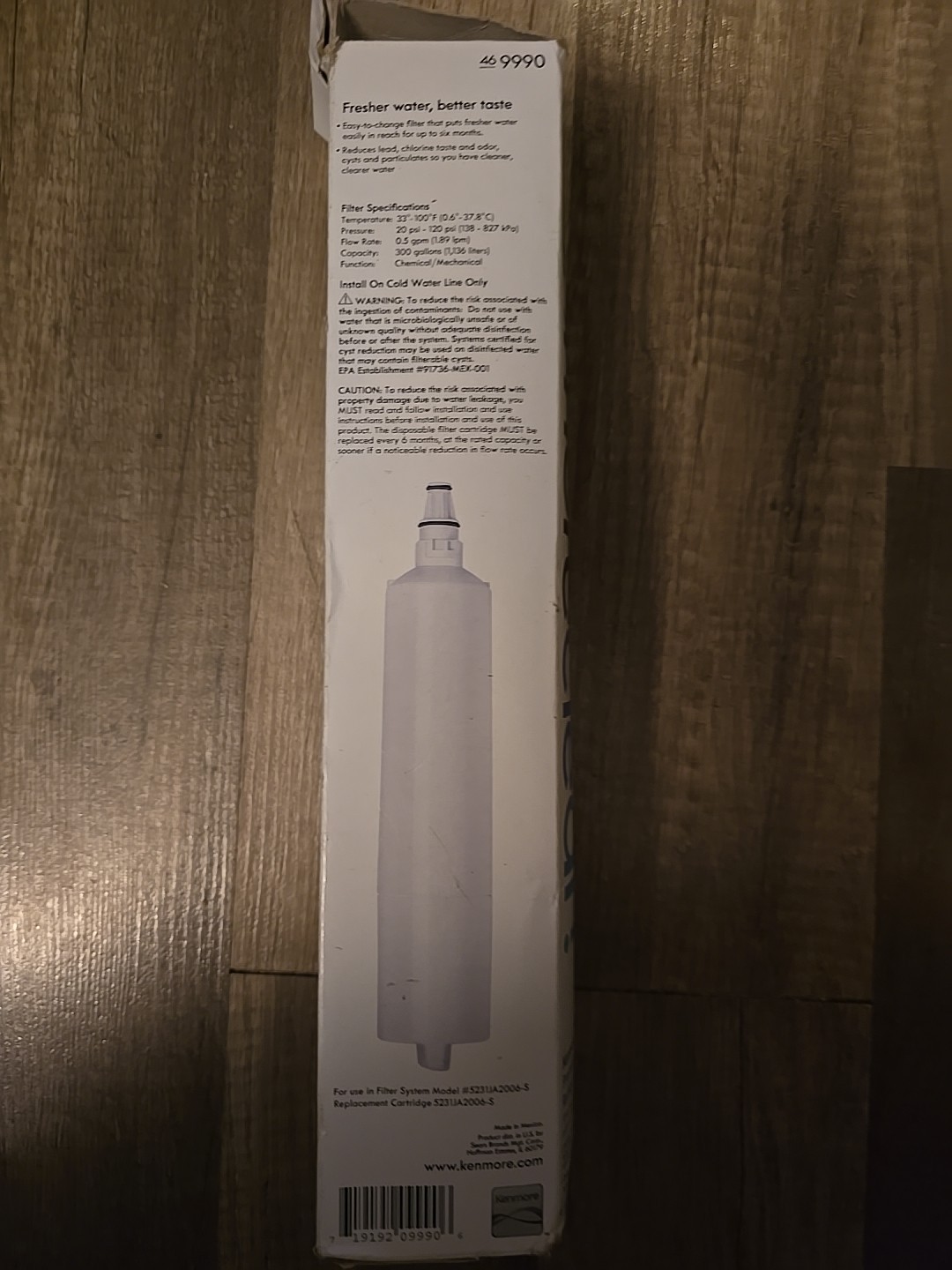 Kenmore 9990 Refrigerator Water Filter