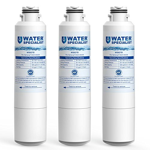 Waterspecialist replacement for Samsung DA29-00020B Refrigerator Water Filter,3P