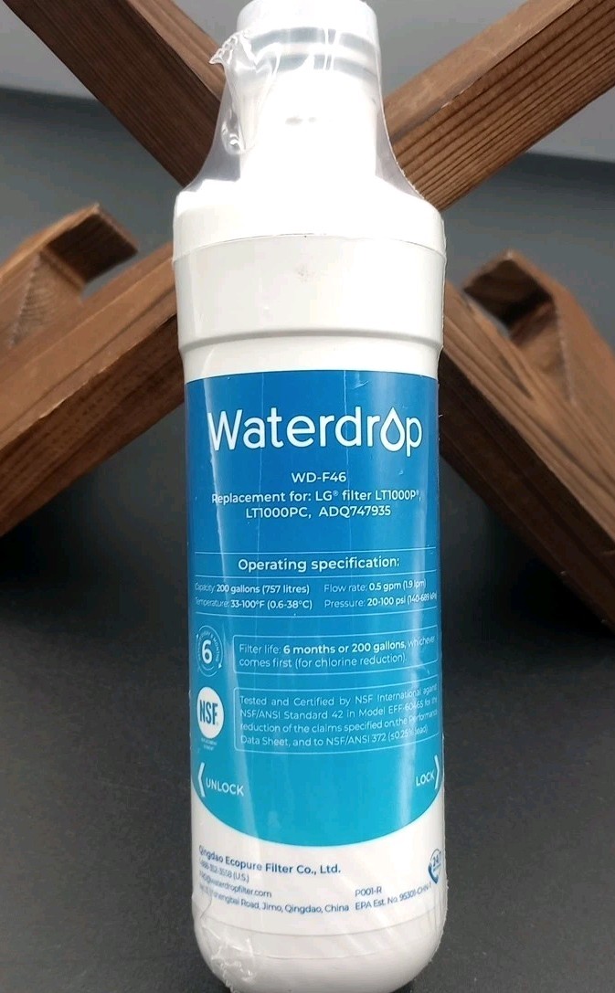 Waterdrop WD-F46 Water Filter Replacement For LG Filters LT1000P LT1000PC