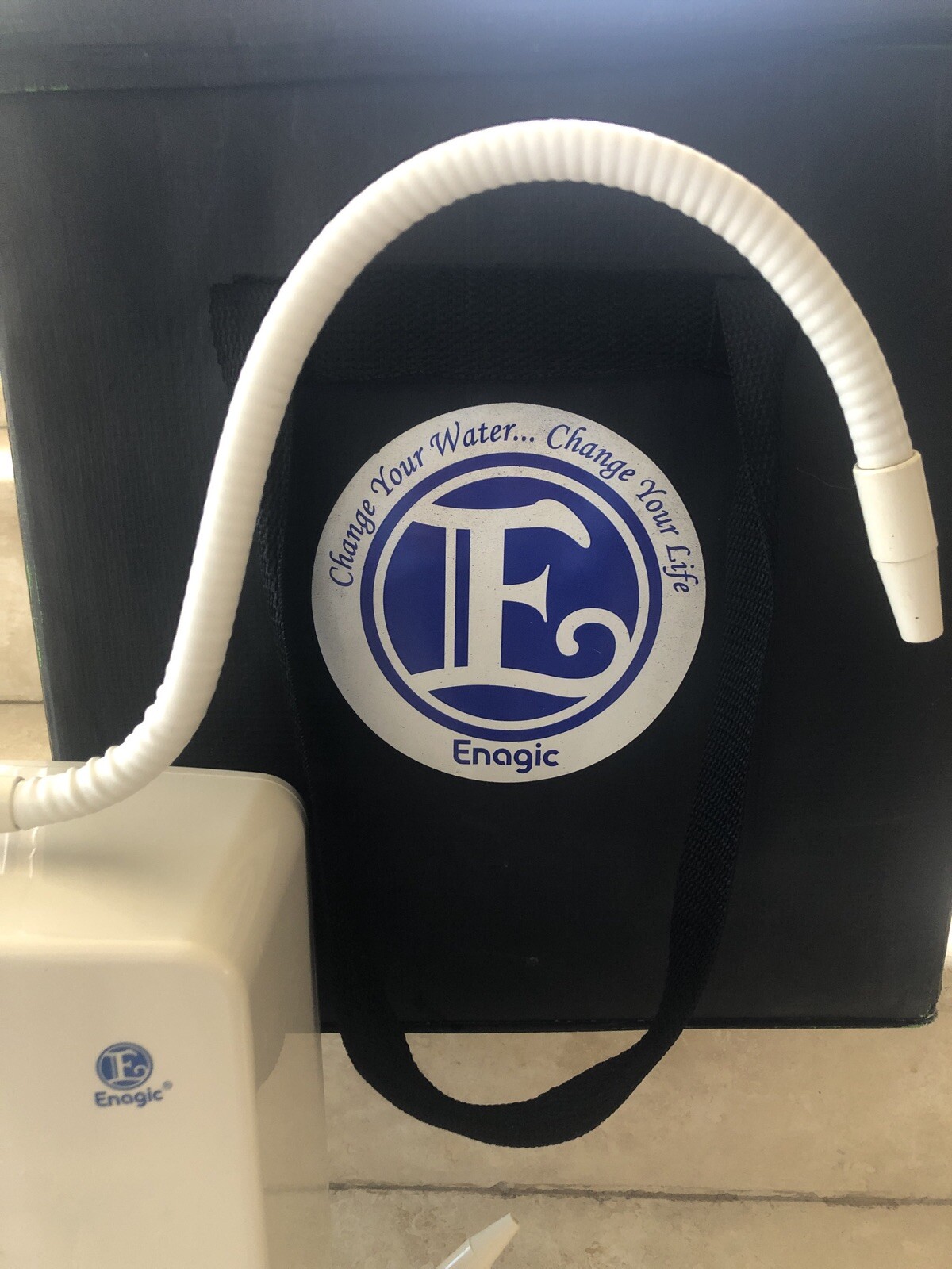 Enagic Kangen Flexible Metal White Hose Faucet Top Pipe (JRII, DXII, SD501, K8)