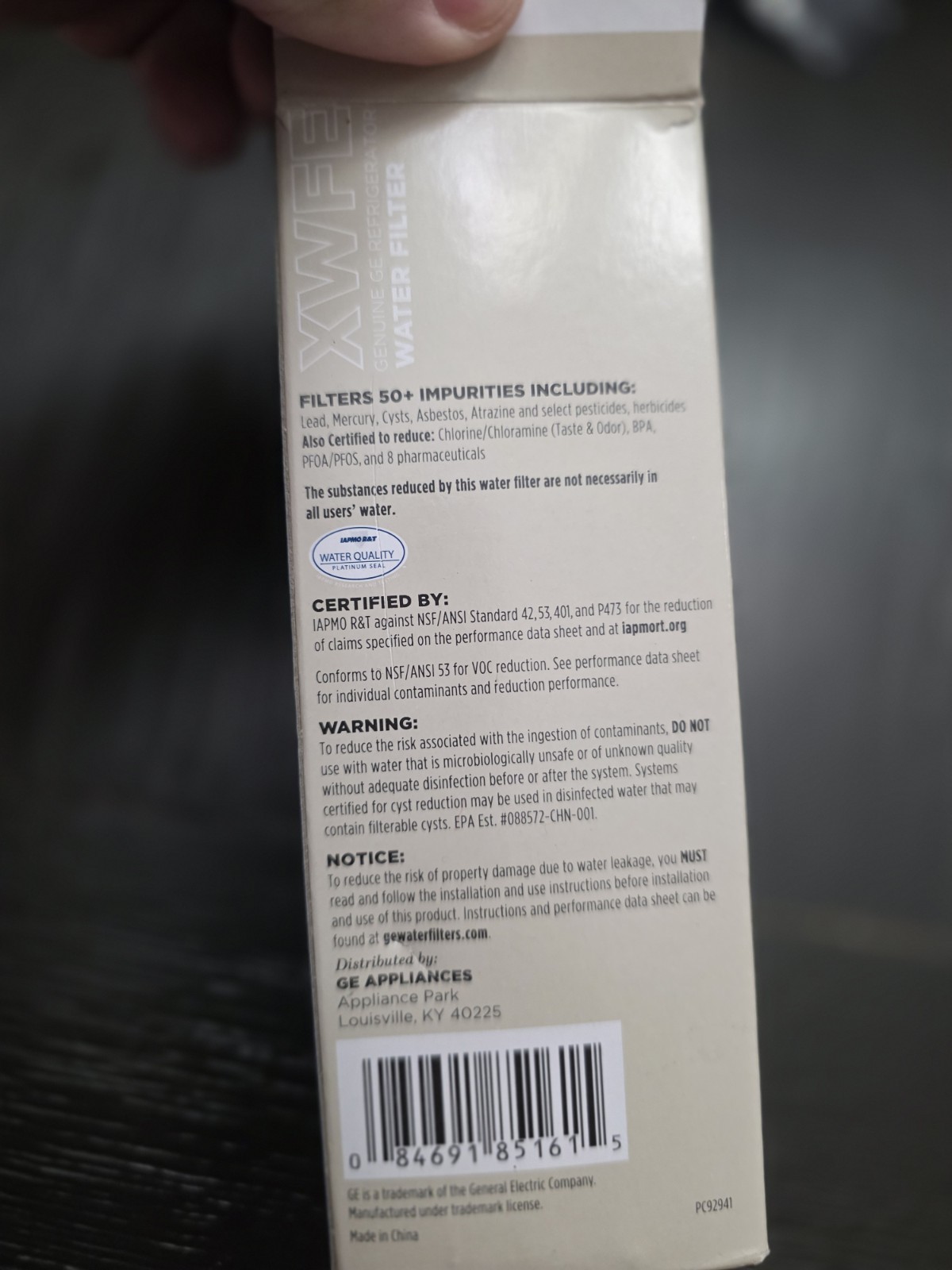 GE XWFE Refrigerator Water Filter Genuine Replacement, New 🔥 Awesome