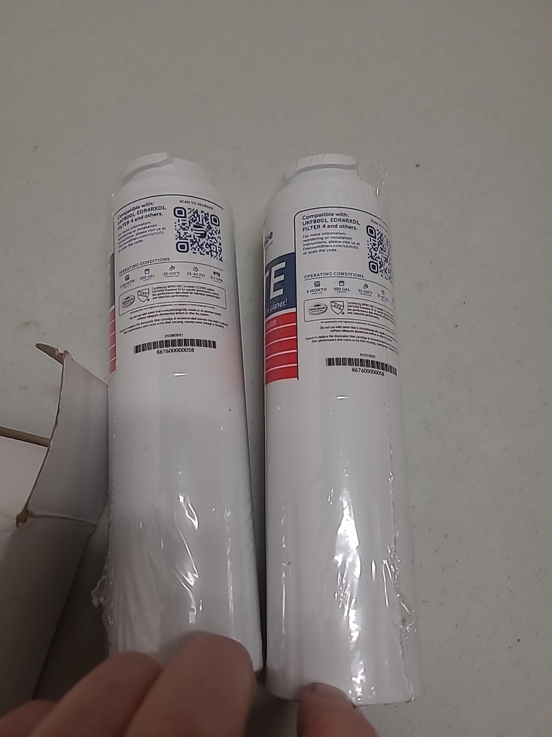 Clear Choice TASTE 2 Pack CLCH101 Replacement Water Filters Various Makes