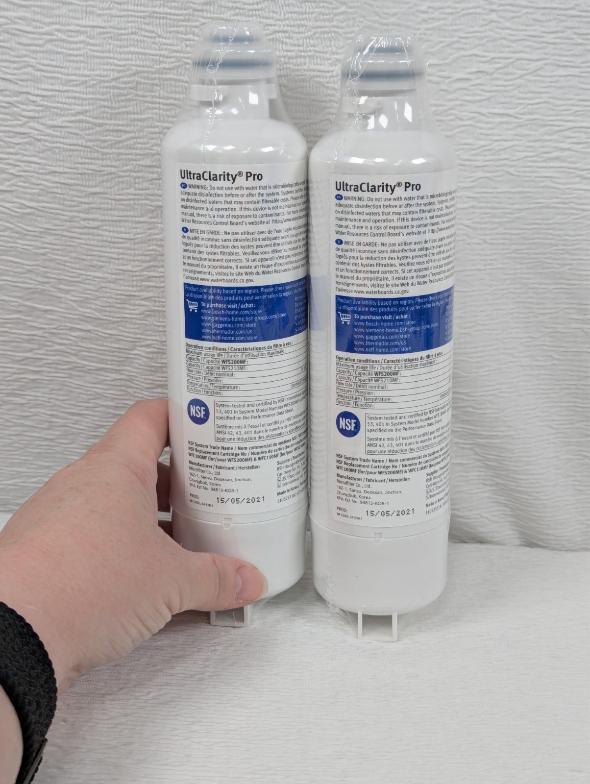 Bosch – Ultra Clarity Pro – Water Filter Wasserfilter – 2 Pack
