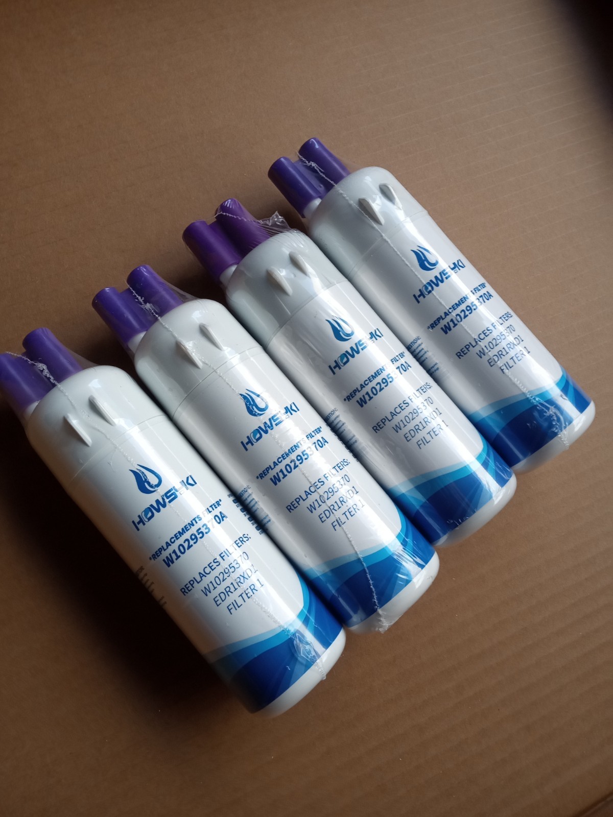4Packs Fridge Filter – EDR1RXD1, W10295370A, Filter 1, 46-9081, 46-9930, K