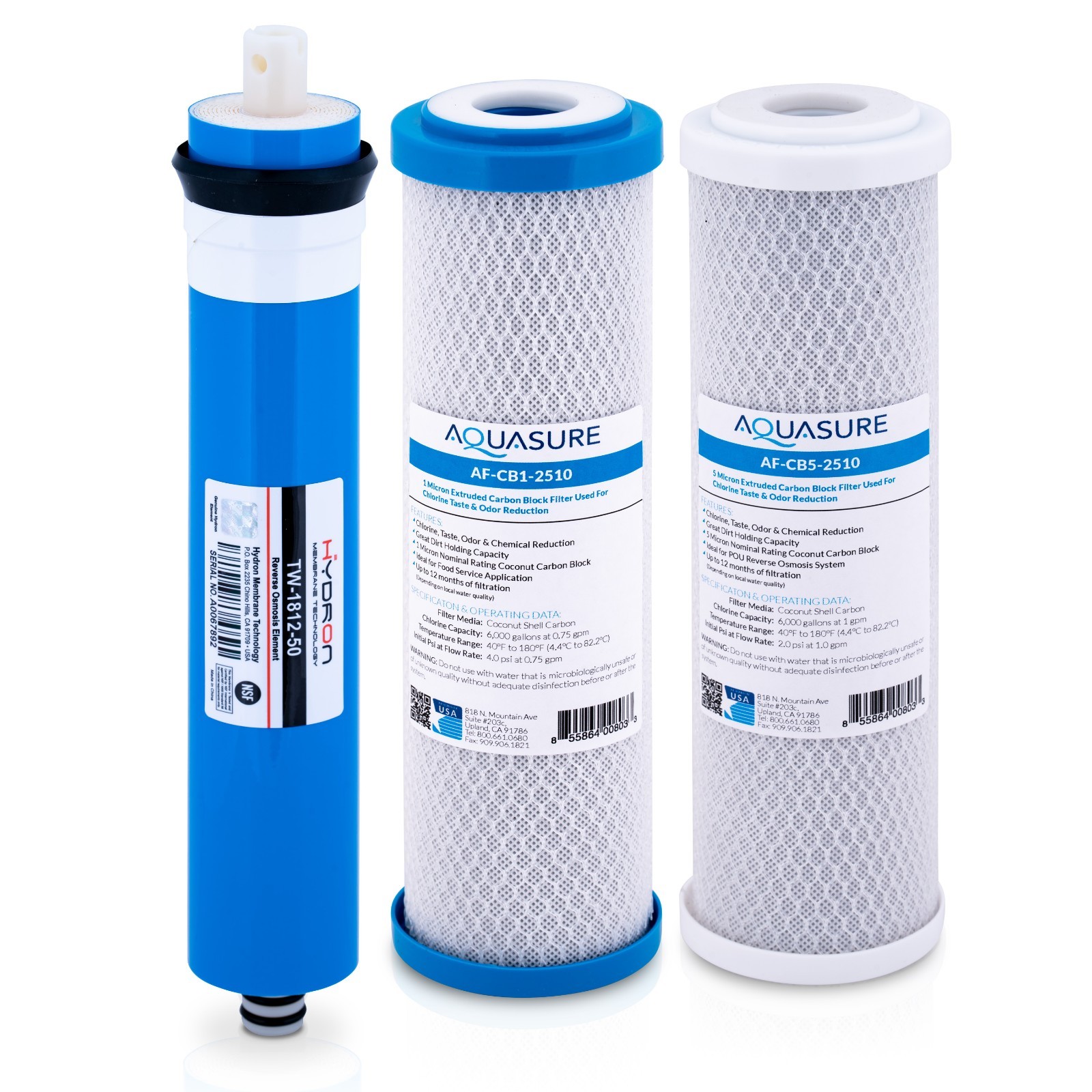 High Quality GE FX12P FX12M Compatible Filter Combo set for GXRM10RBL RO (50GPD)