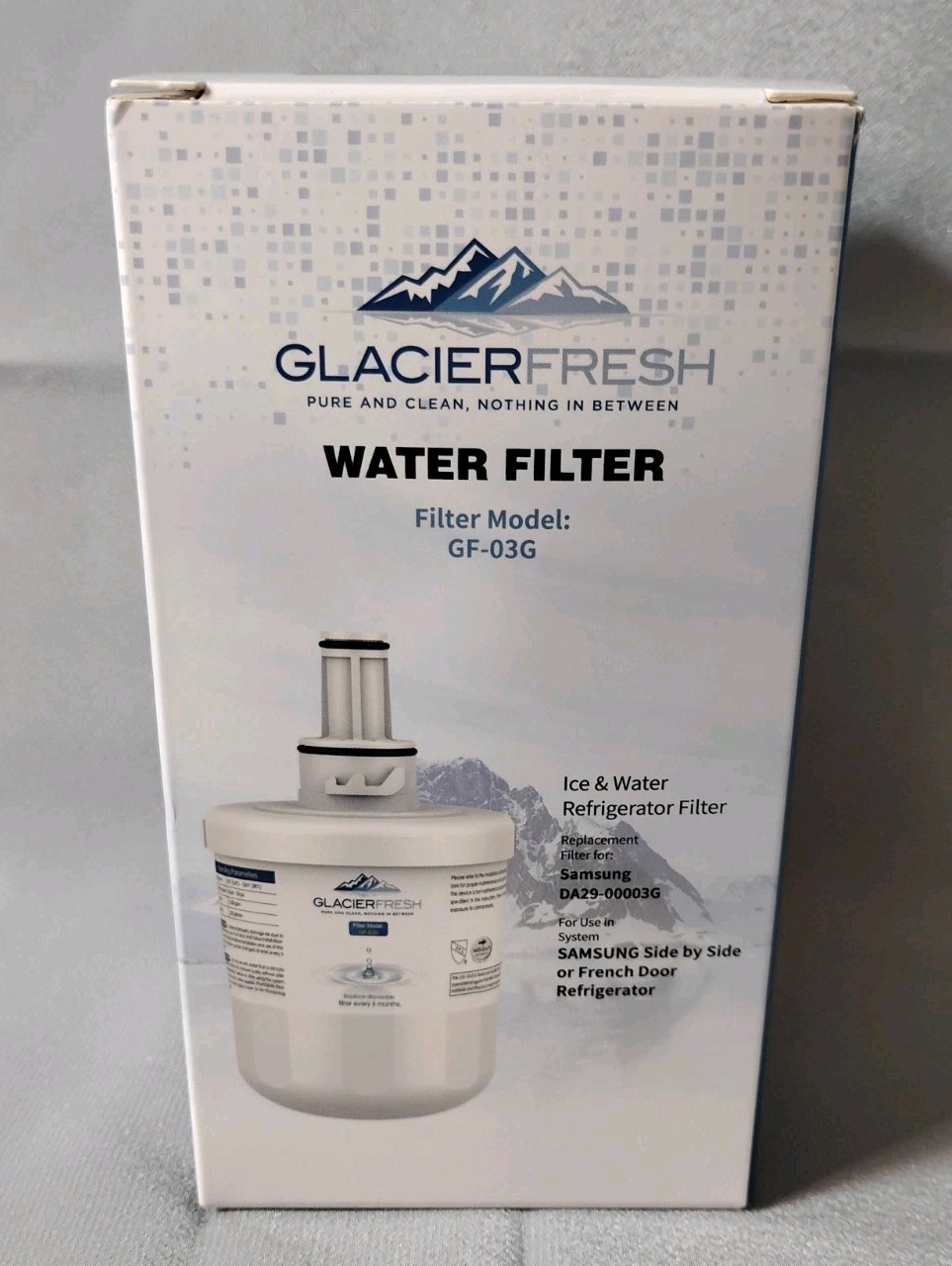Glacier Fresh GF-03G Replacement Water Filter for SAMSUNG Refrigerator PLS READ!