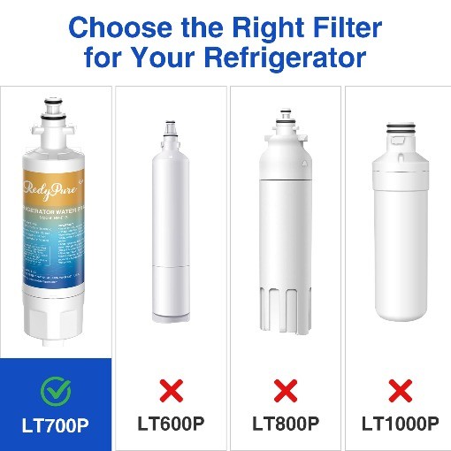 Redypure Refrigerator Water Filter Replacement For LG LT700P, ADQ36006101, ADQ3